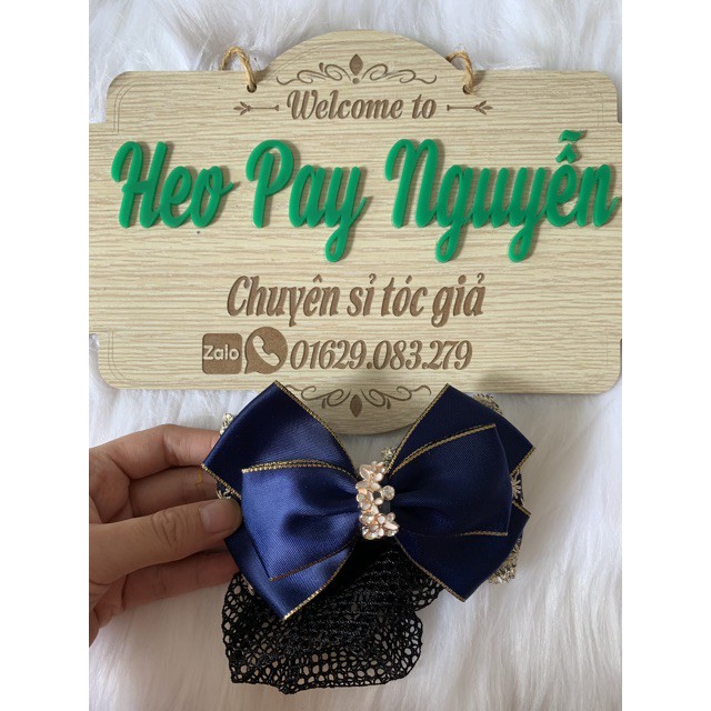 Kẹp tóc có lưới búi - hàng cao cấp