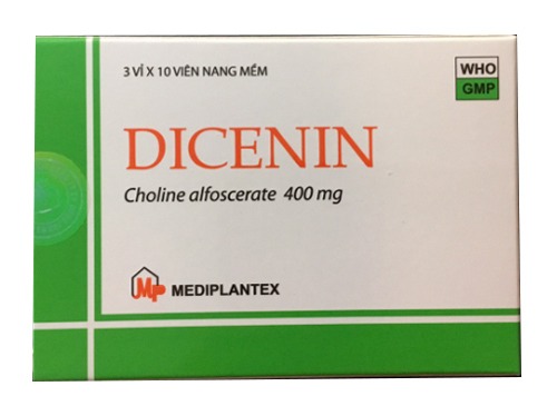 Viên uống Dicenin 400mg hỗ trợ đột quỵ hộp 30 viên