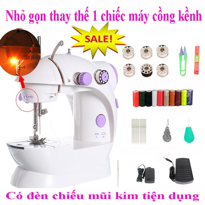[HCM]May may mi ni cam tay/ May khau mini bang tay - Máy khâu cầm tay - Máy may mini gia đình mạnh mẽ sản phẩm không thể thiếu trong mọi gia đình.