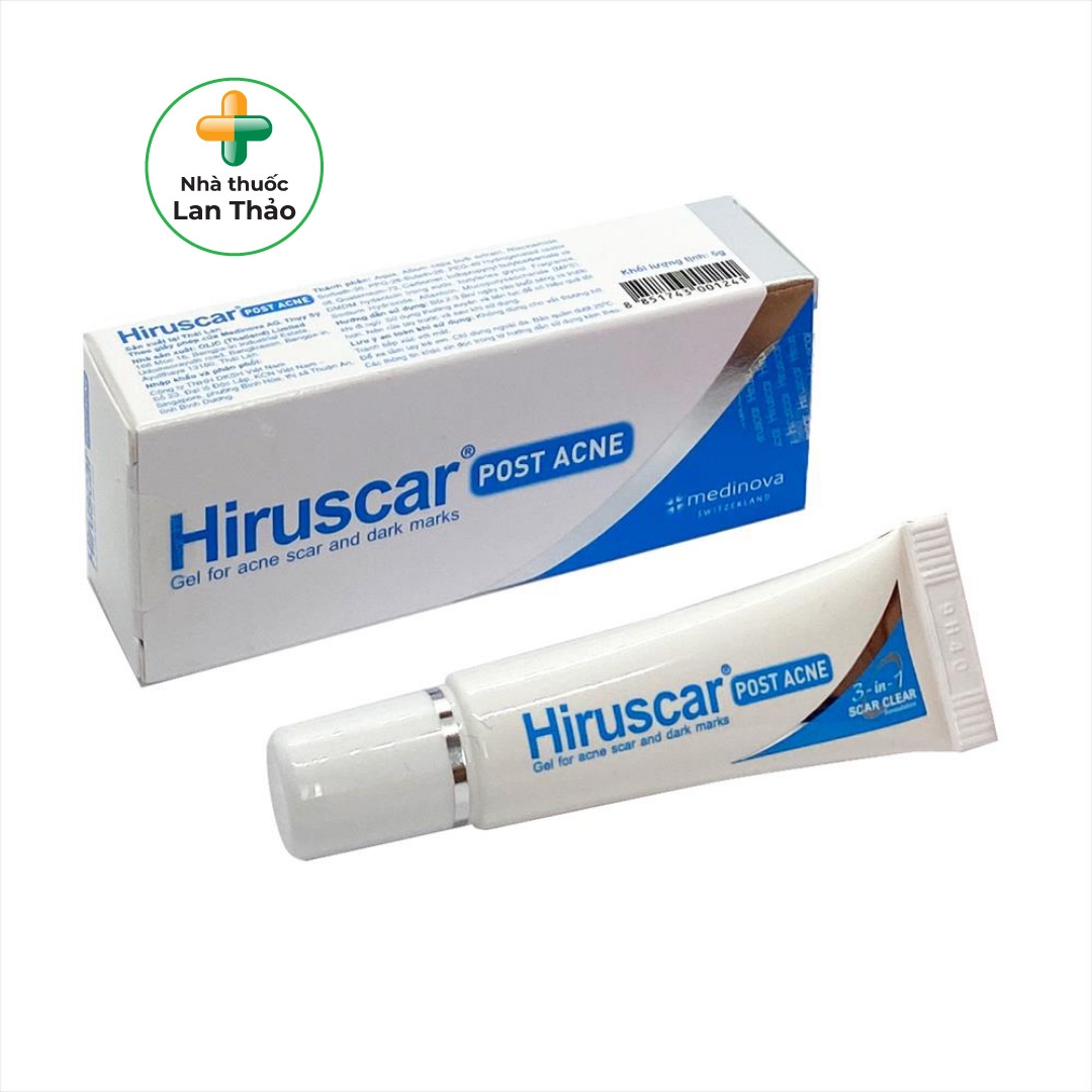 Hiruscar post acne chính hãng giúp hết mụn và sẹo thâm do mụn