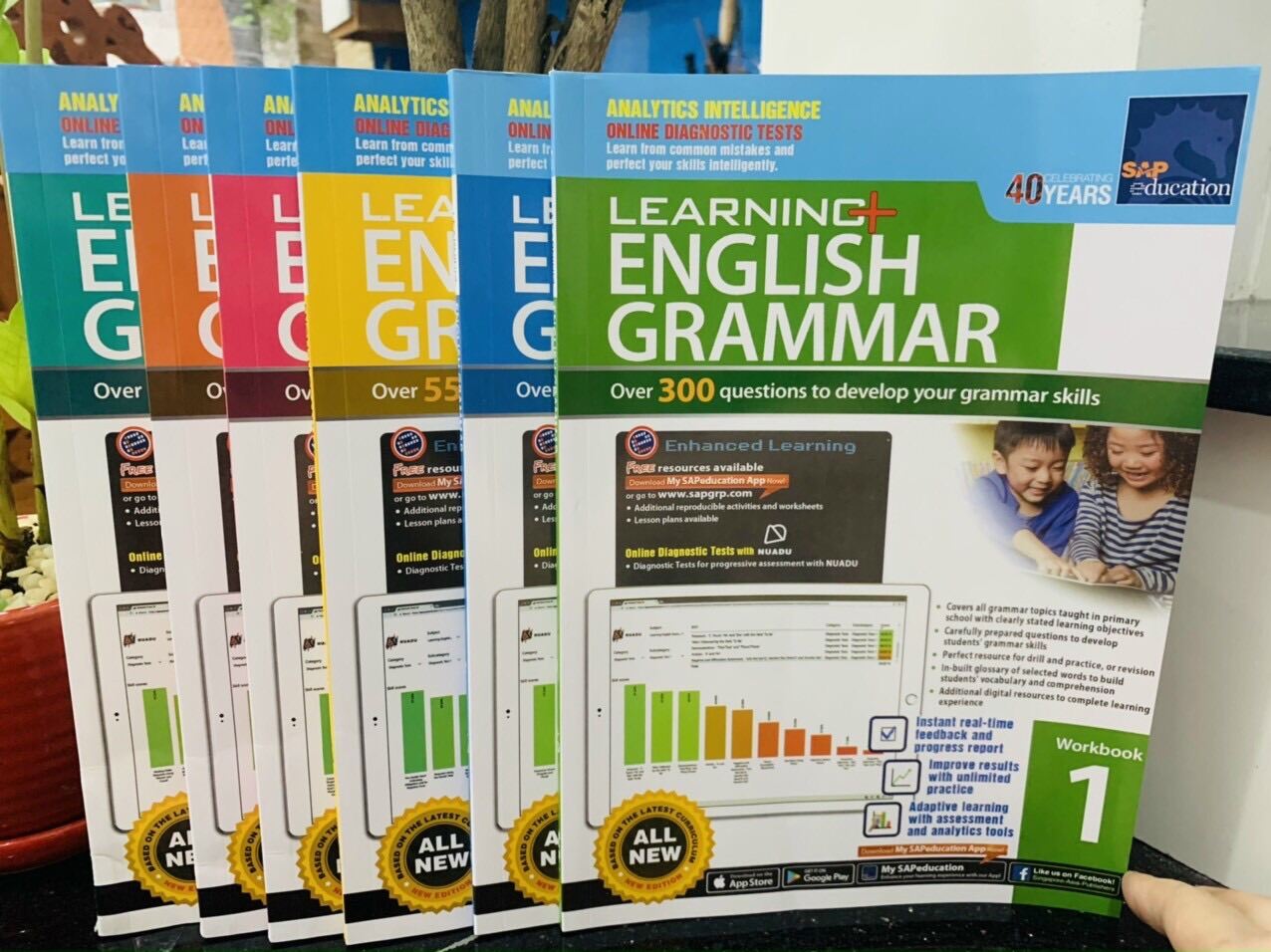 SAP Learning English Grammar - 6 quyển Nhập Khẩu