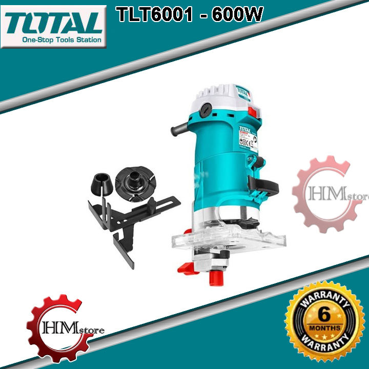 Máy phay Total TLT6001, công suất 600w - Máy phay gỗ cầm tay, máy soi mộng, máy soi gỗ - Vòng tua 3500vòng/phút - Thương hiệu Total - Bảo hành 6 tháng - HẢI MY STORE