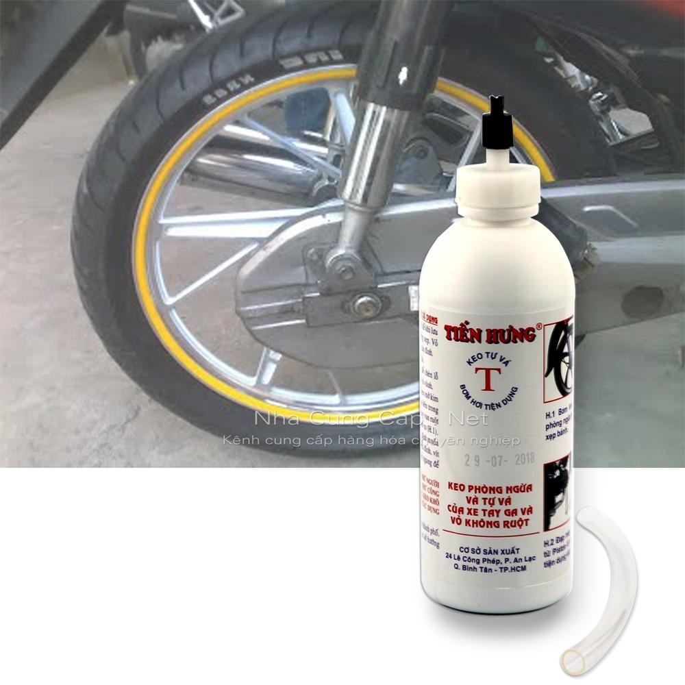 [HCM]Keo tự vá bánh xe 300ml Tiến Hưng dùng được cho bánh xe không săm
