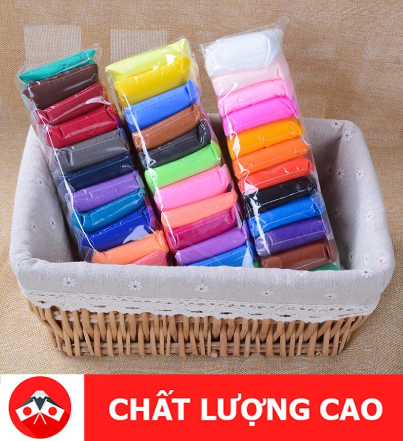 Đất Sét Nặn Nhật Thái Hàn Siêu Nhẹ 36 Màu Cực Đẹp Chất Lượng Cao