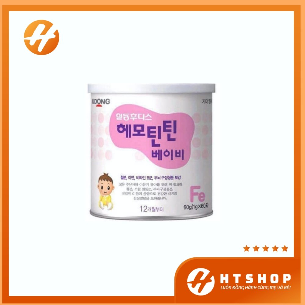 Bổ sung sắt và vitamin hemo tin tin ildong - hàn quốc
