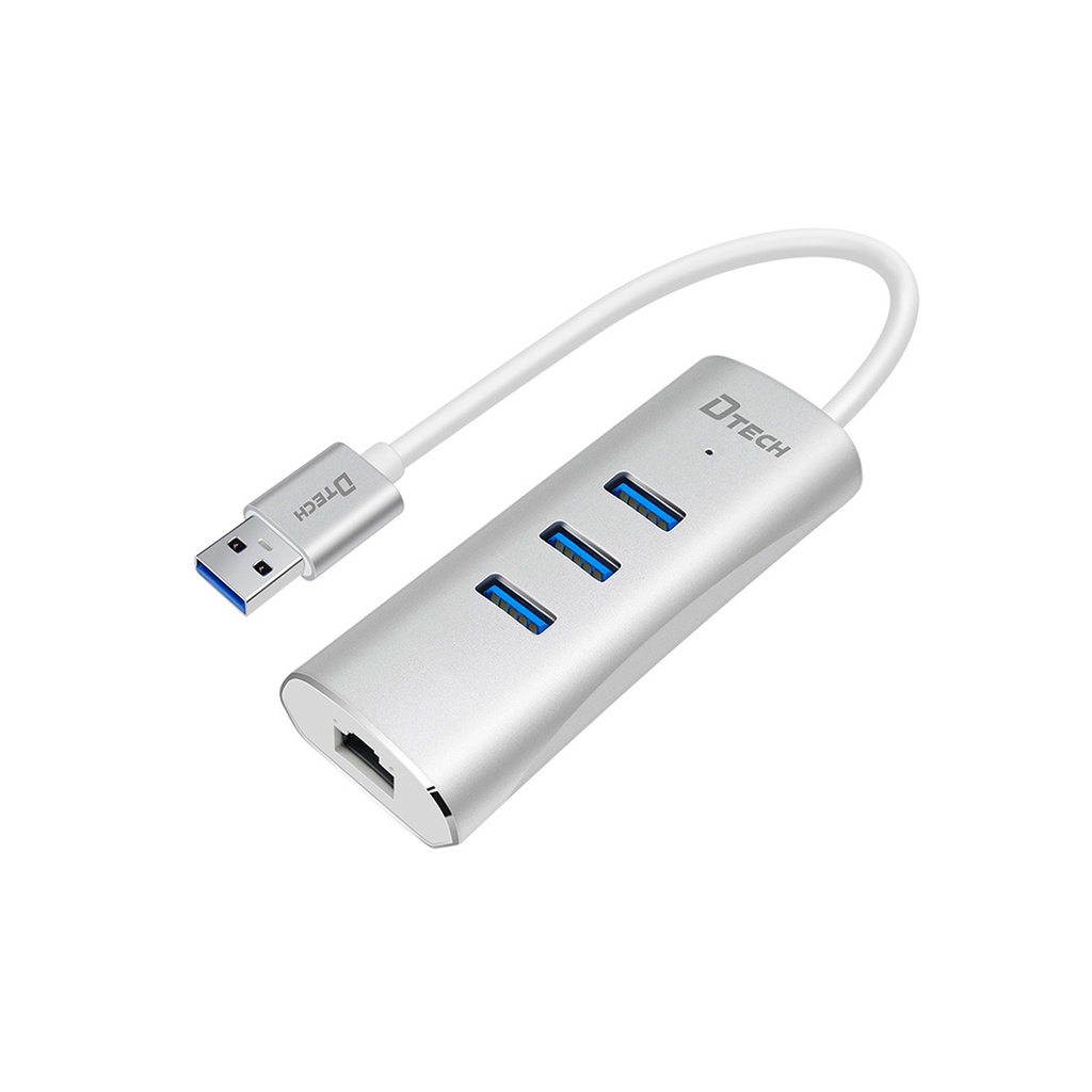 BỘ CHIA 3 CỔNG USB + LAN DTECH DT-304