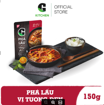 [Giao nội thành HCM] Phá Lấu Vị Tương Đen G Kitchen 150g