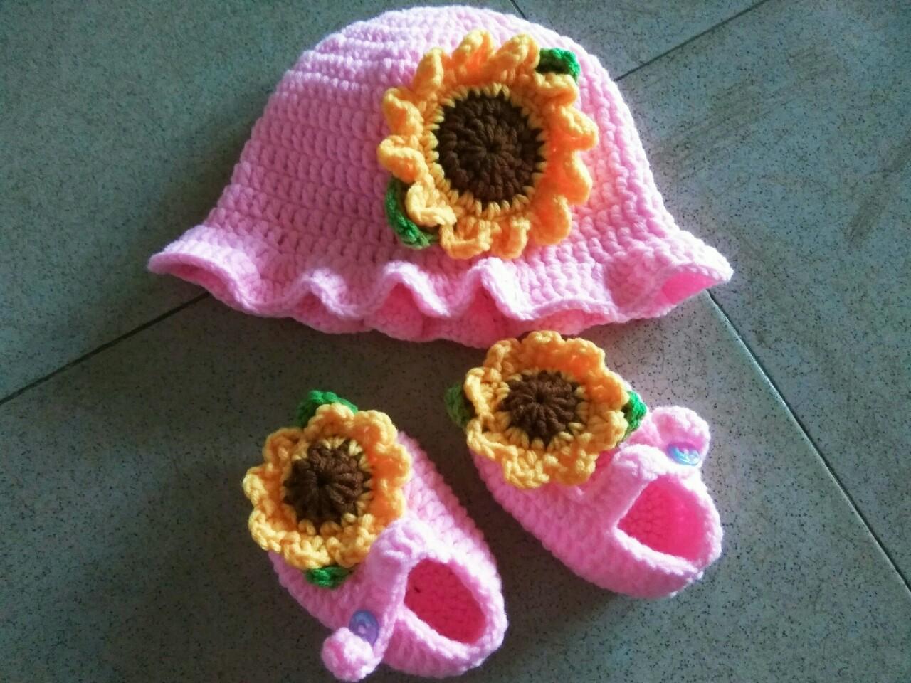 SET MŨ VÀ GIÀY LEN CHO BÉ SL041