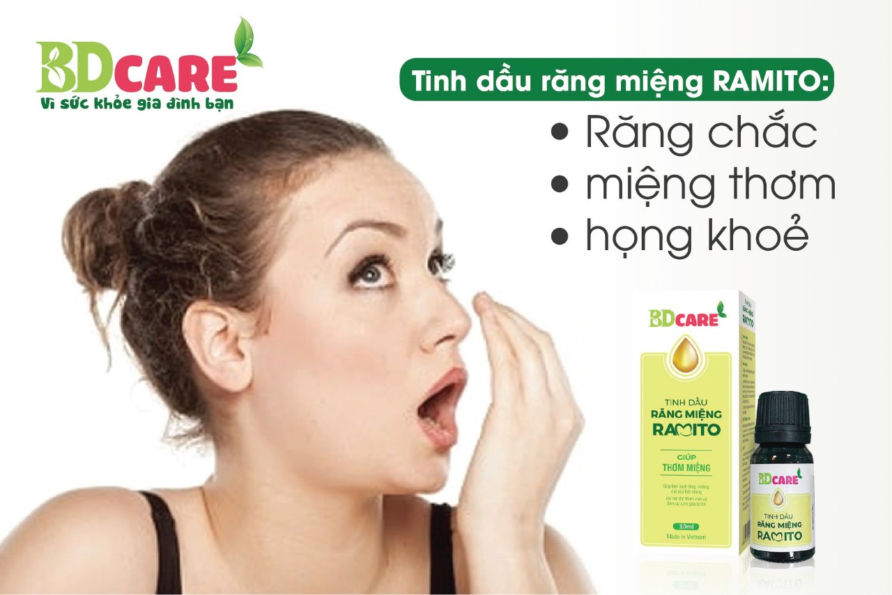 Tinh dầu răng miệng ramito bd.care 10ml giúp thơm miệng, ngừa sâu răng_agapeshop