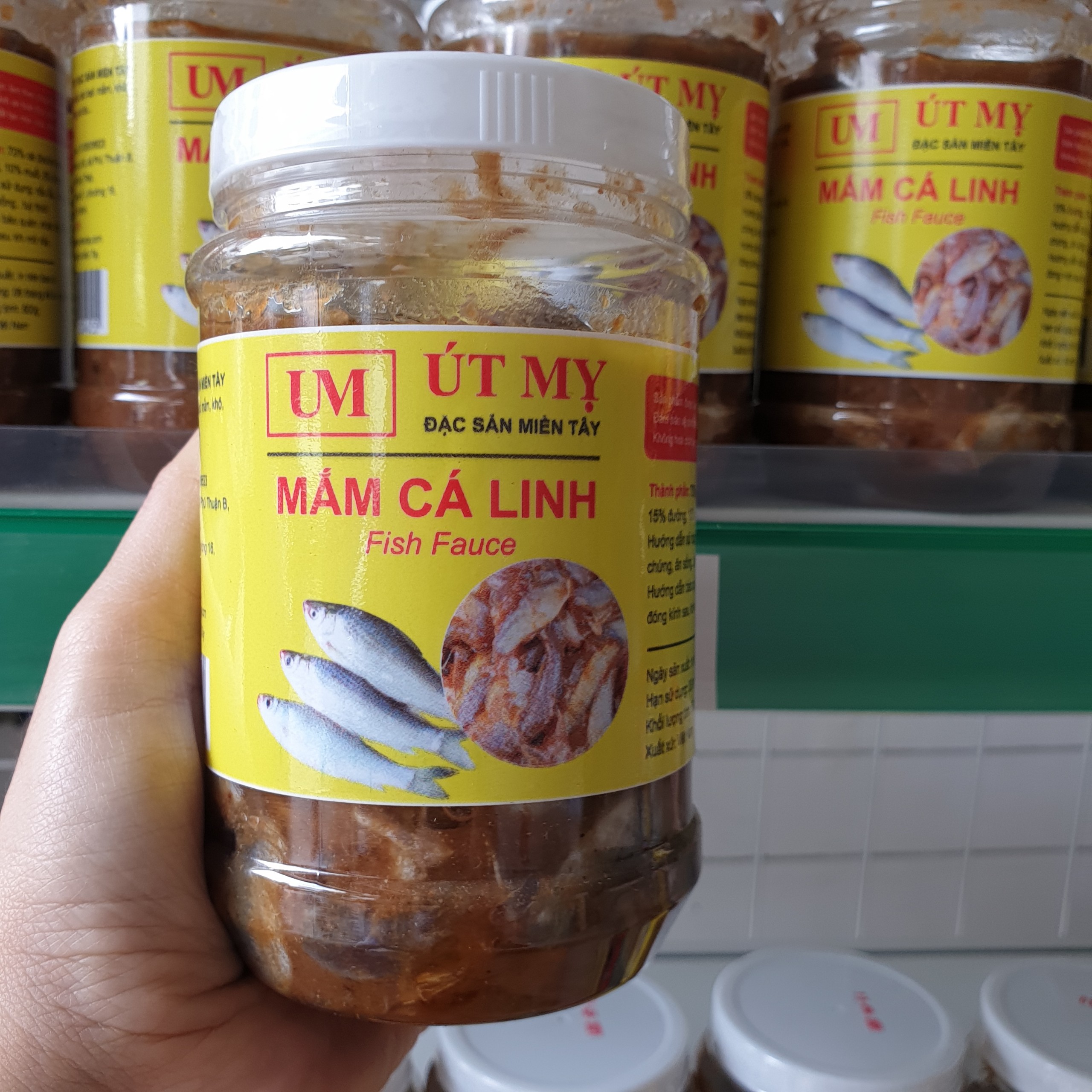 Mắm cá linh 500gr Út Mỵ