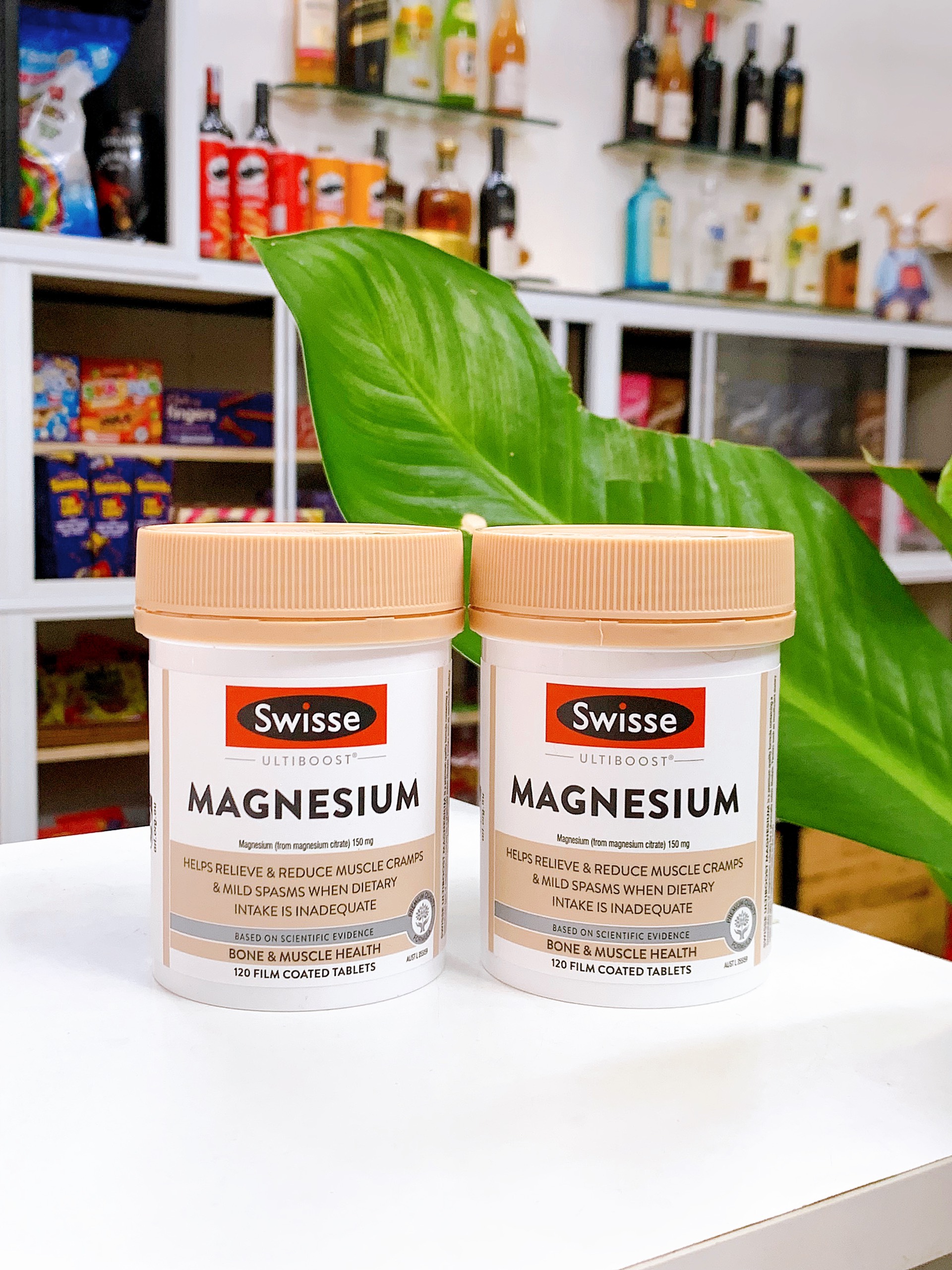 Viên uống bổ sung Magie chống chuột rút hỗ trợ xương khớp thương hiệu SWISSE Magnesium 120viên/hủ