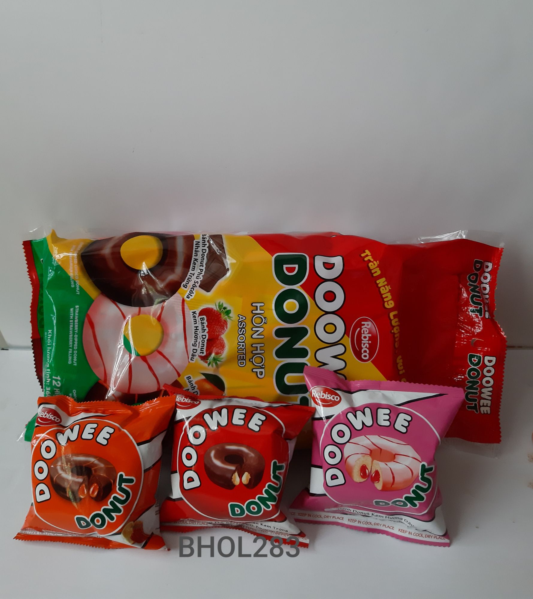 BÁNH DOOWEE DONUT HỖN HỢP I BỊCH 12 CÁI