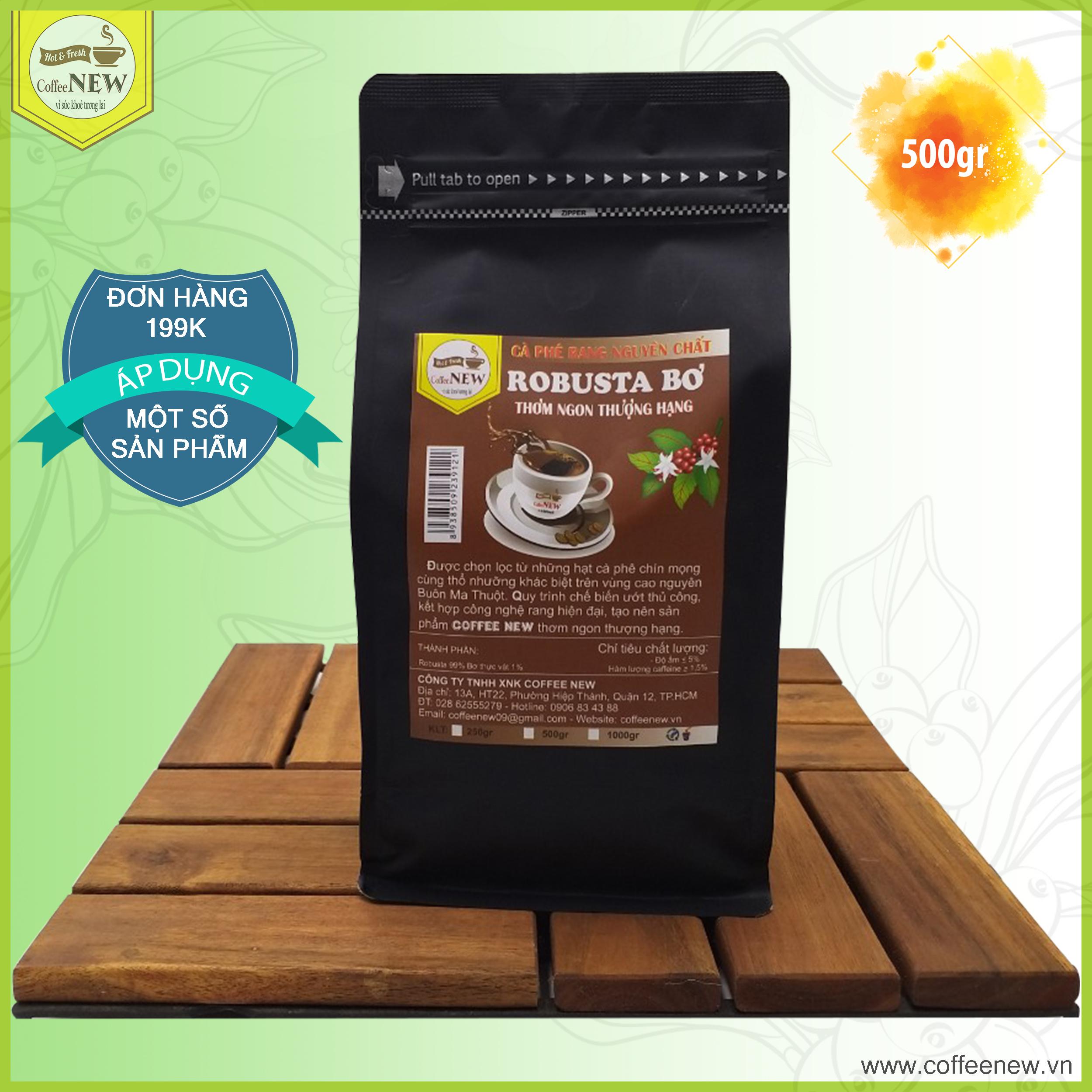 Cafe ROBUSTA Bơ Hương Vị Độc Đáo - Nguyên Chất Pha Phin - Hương Thơm Bơ - Thể Chất Mạnh - Hậu Đậm - Vị Đắng - Coffee New