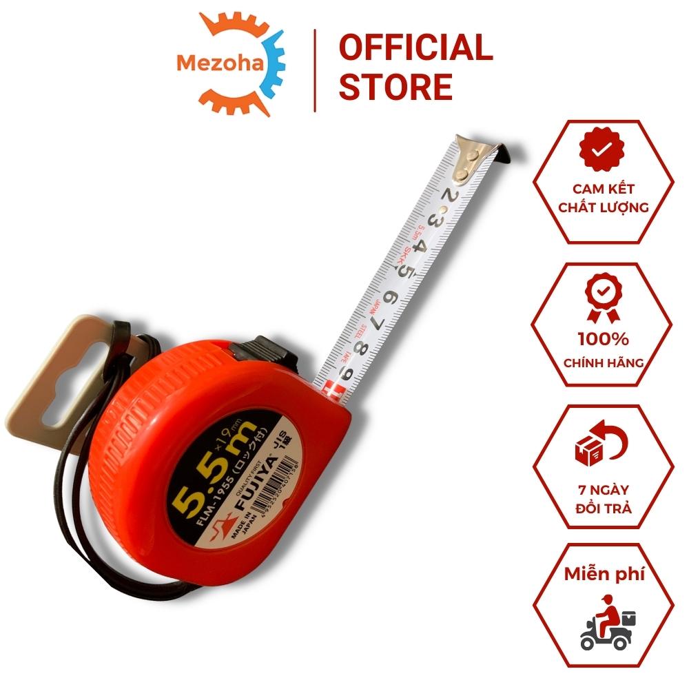 Thước cuộn thép thước kéo 5.5m cao cấp fujiya flm-1955 sản xuất tại nhật hàng chính hãng | mezoha