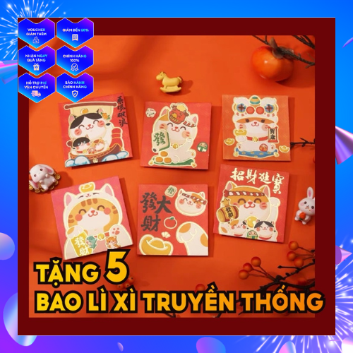 Lì xì tết 2024, lì xì cute đáng yêu dành cho lễ tết