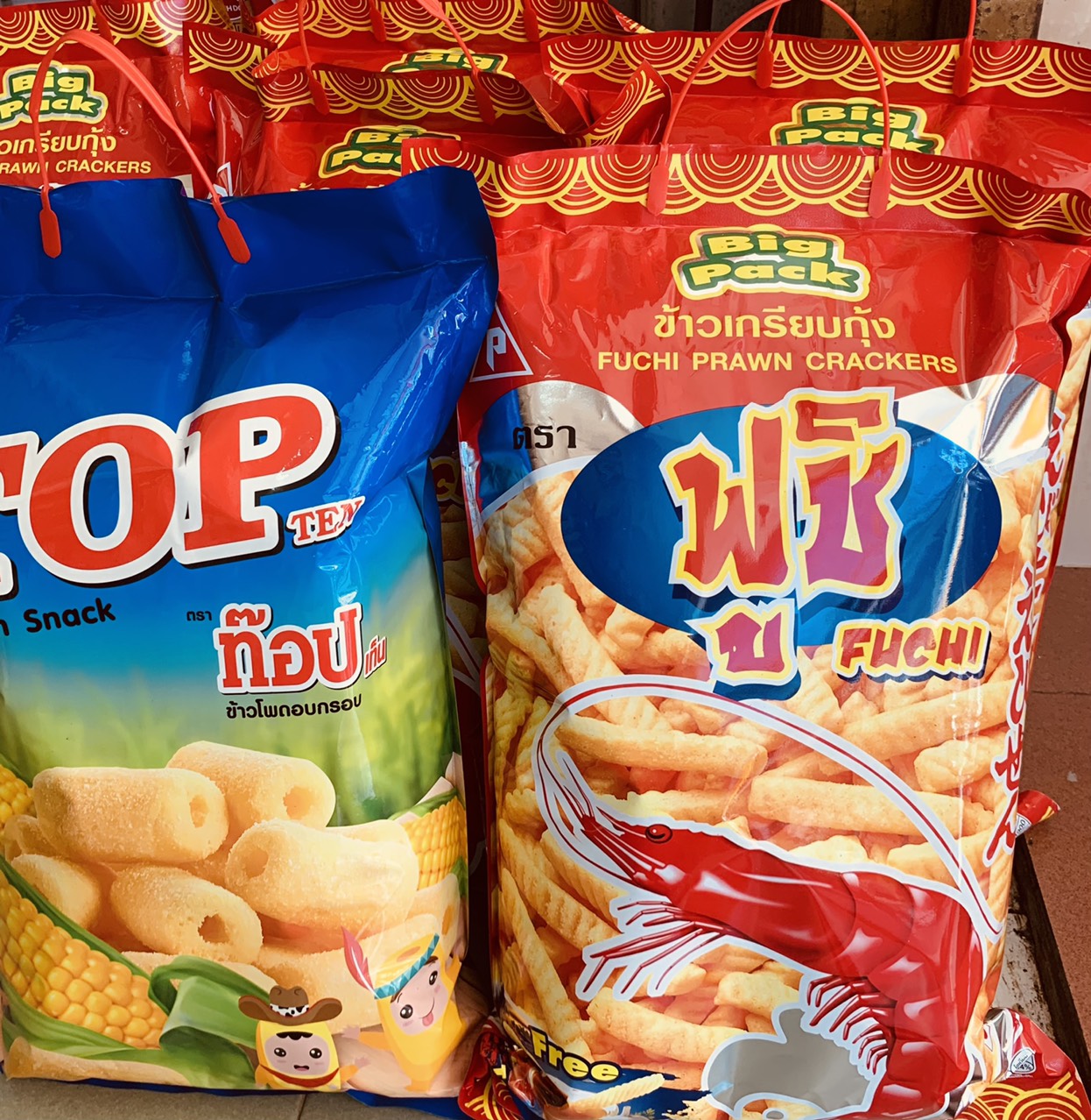 Bánh phồng tôm Thái Lan 1 bịch siêu to khổng lồ