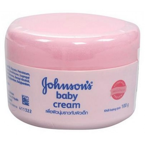 HCMKem dưỡng da Johnsons Baby Cream hồng