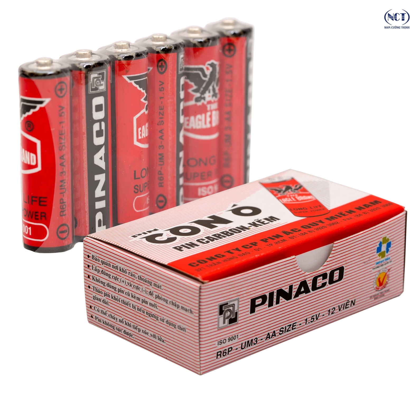 Pin Tiểu Con Ó AA 1.5 Vol - Hộp 24 viên