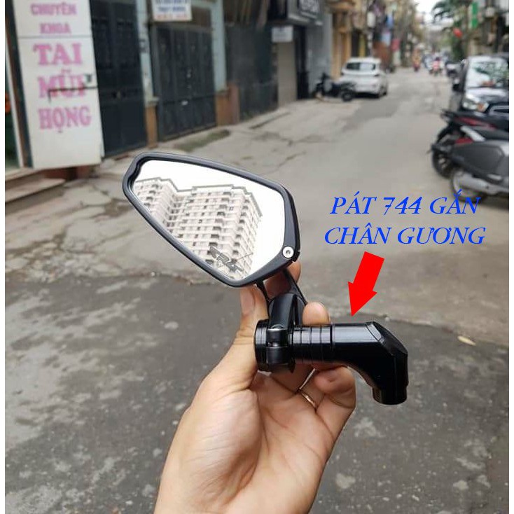 Gương gù hàng thái lan gắn trên gù tay lái crg , gương gù tay lái crg, gương gù gắn tay lái xe máy