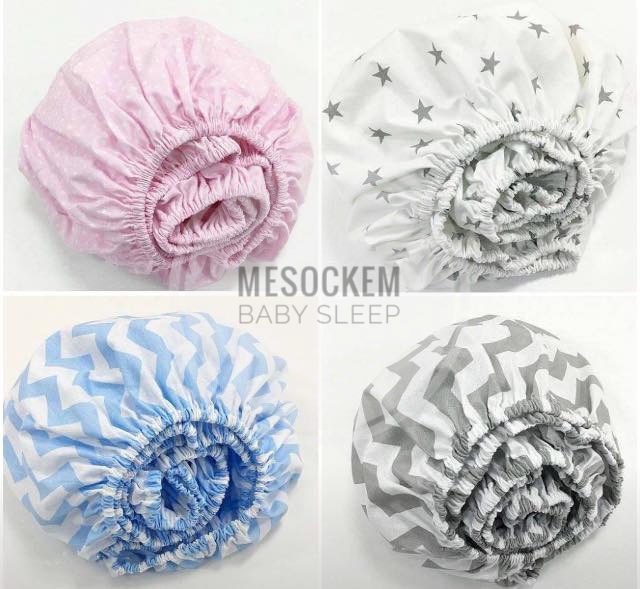 Ga cũi bo chun bọc đệm 100% cotton cho bé