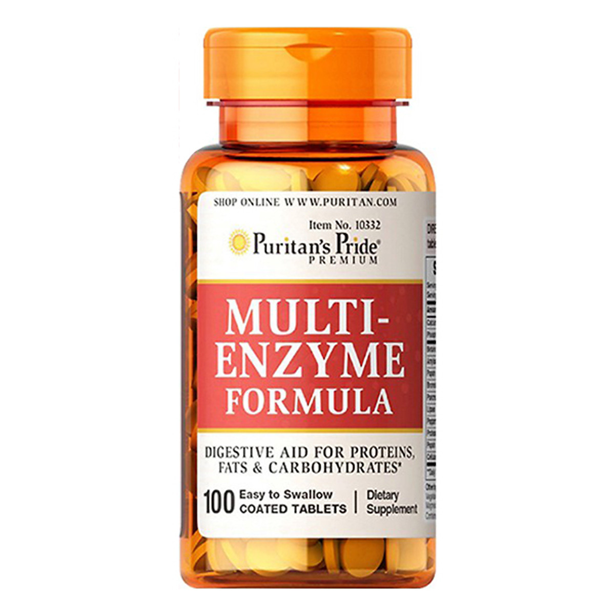 Thực Phẩm Chức Năng - Hỗn Hợp Men Tiêu Hóa Puritan'S Pride Multi Enzyme Formula