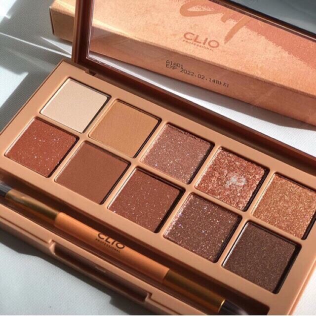 Phấn mắt clio pro brown choux eye palette