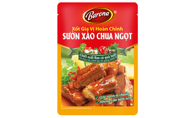 Gia vị barona 80g ướp ngon, chuẩn vị,xốt ướp thịt nướng kiểu Hàn quốc, thịt nướng xả, thịt kho tàu, thịt nướng xá xíu