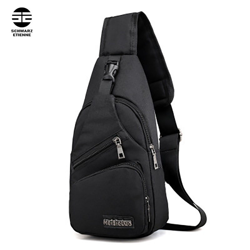 SCHWARZ ETIENNE⚡Free Shipping⚡ túi đeo chéo nam Túi Đeo Vai Nam Túi Đưa Thư Túi Đeo Ngực Thời Trang Hàn Quốc Phù Hợp Với Mọi Người Túi Đeo Ngực Có Thể Sạc Lại Túi Du Lịch Giải Trí