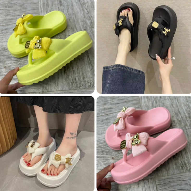 Dép kẹp nữ thời trang đế cao 5cm chất eva siêu nhẹ