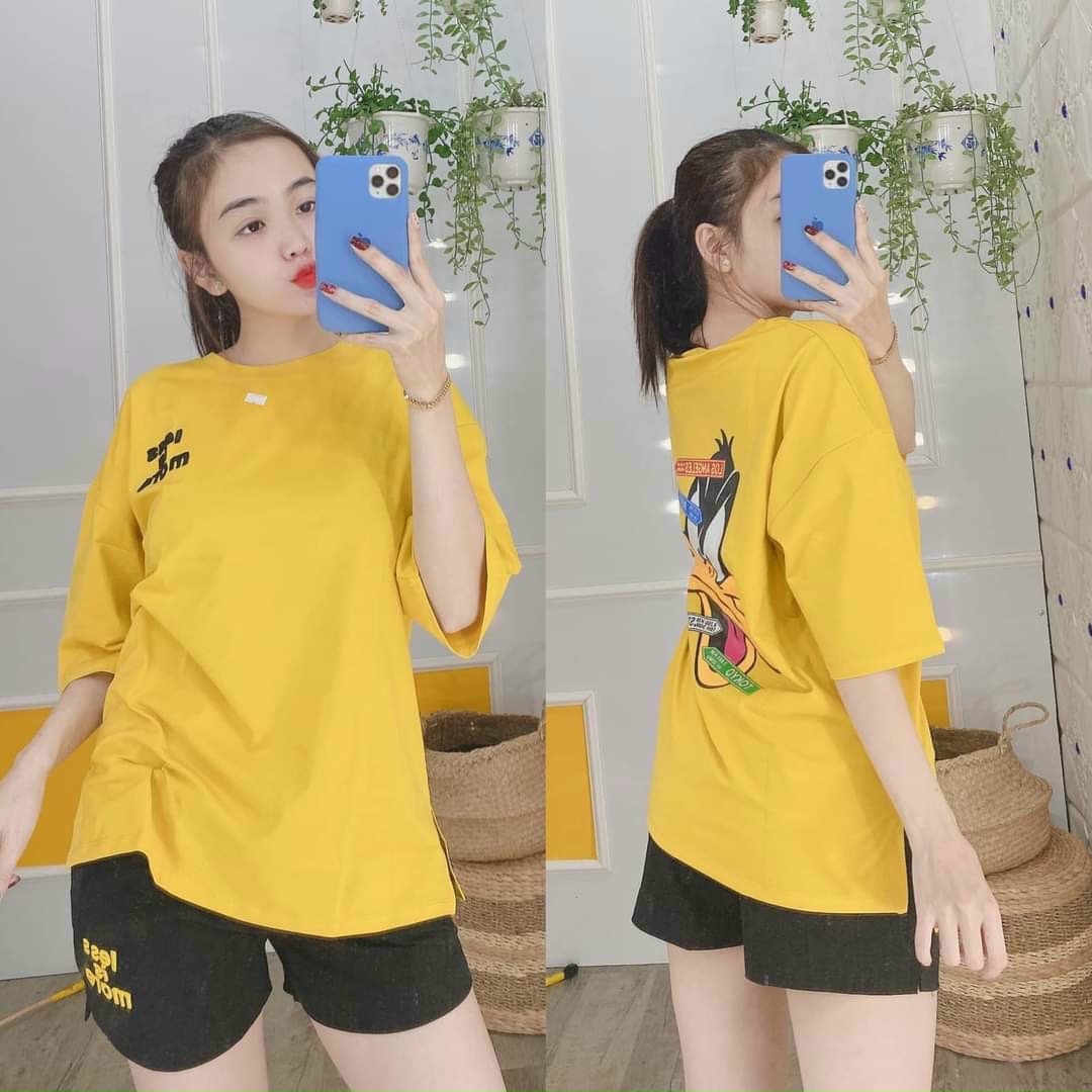 Set đùi áo form dài phối quần đùi- sản phẩm y hình