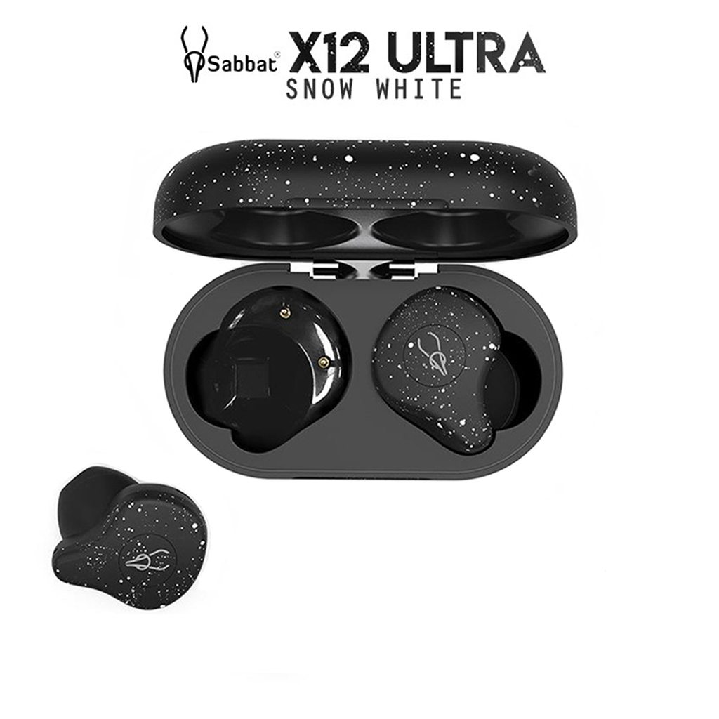 Tai nghe bluetooth không dây Sabbat X12 ultra phiên bản snow white