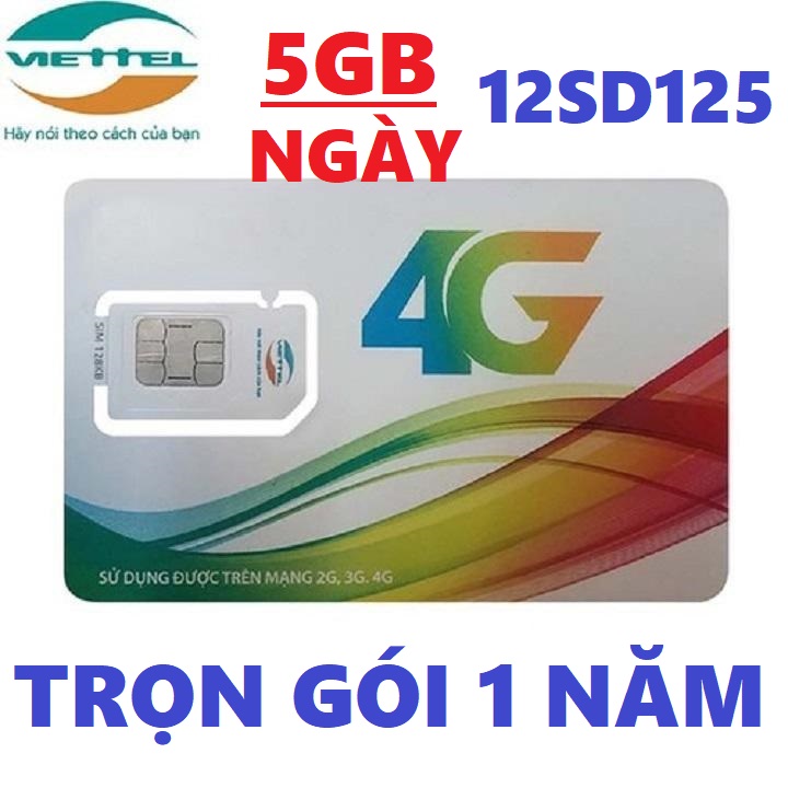 [ 1 Tỷ GB INTERNET ] SIM 4G Viettel Trọn Gói 1 năm dùng toàn quốc 12UMAX70 12V90B 12V120N 12MXH100 12UMAX90 6MXH100 6SD125 12ST60N Không Giới Hạn Lưu Lượng DATA 12 Tháng từ MƯỜNG THANH ROAYL FREESHIP - CHƯA KÍCH HOẠT.