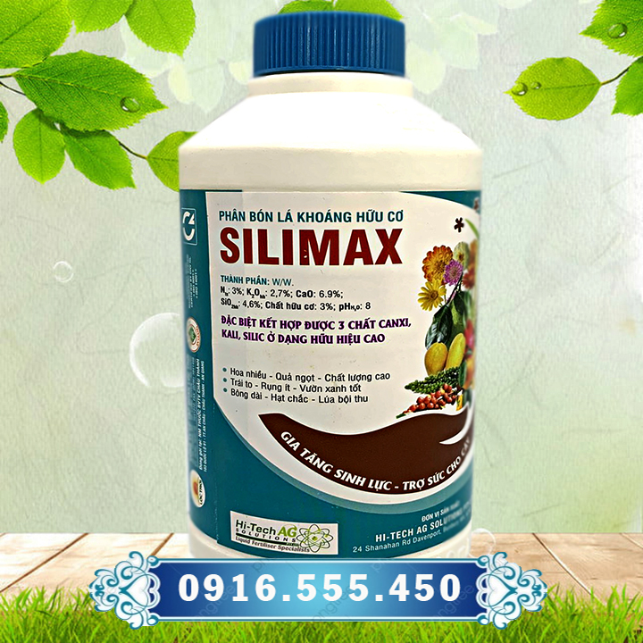 Silimax Phân bón lá hữu cơ cao cấp Lộc Trời