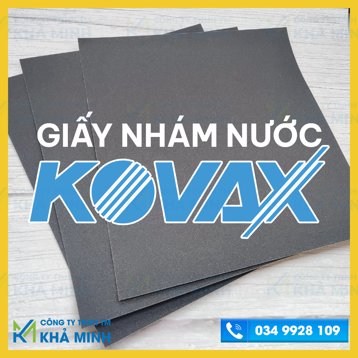 Giấy nhám nước Kovax chất lượng cao đầy đủ các số