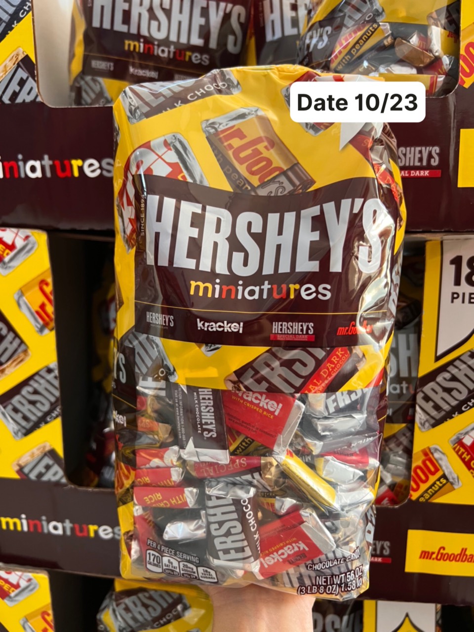 CHOCOLATE HERSHEY'S MINIATURES 1.58KG