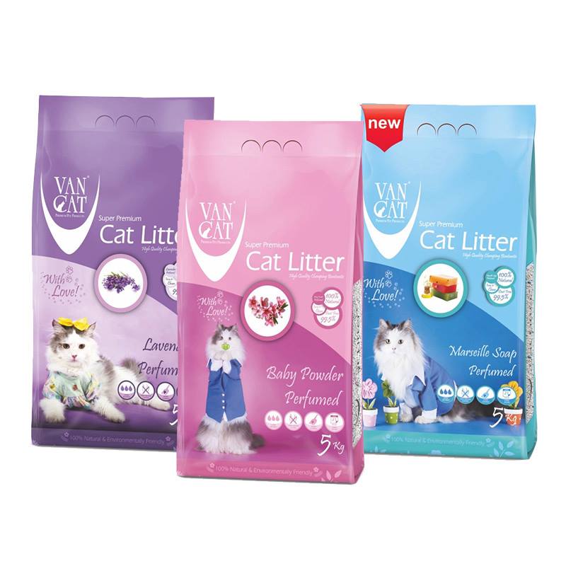 [HCM]Cát Vệ Sinh Cho Mèo VanCat 7L -hàng nhập khẩu cao cấp.