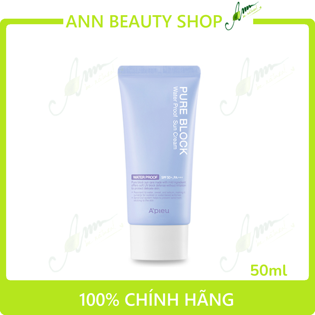 Kem chống nắng a'pieu pure block waterproof sun cream spf50+/pa+++