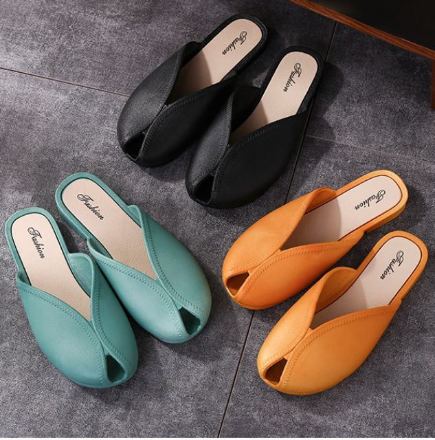 [HCM]Giầy Sục Nữ Mang Êm Chân - Cao Su Nguyên Khối Màu Sắc Tươi Sáng D9