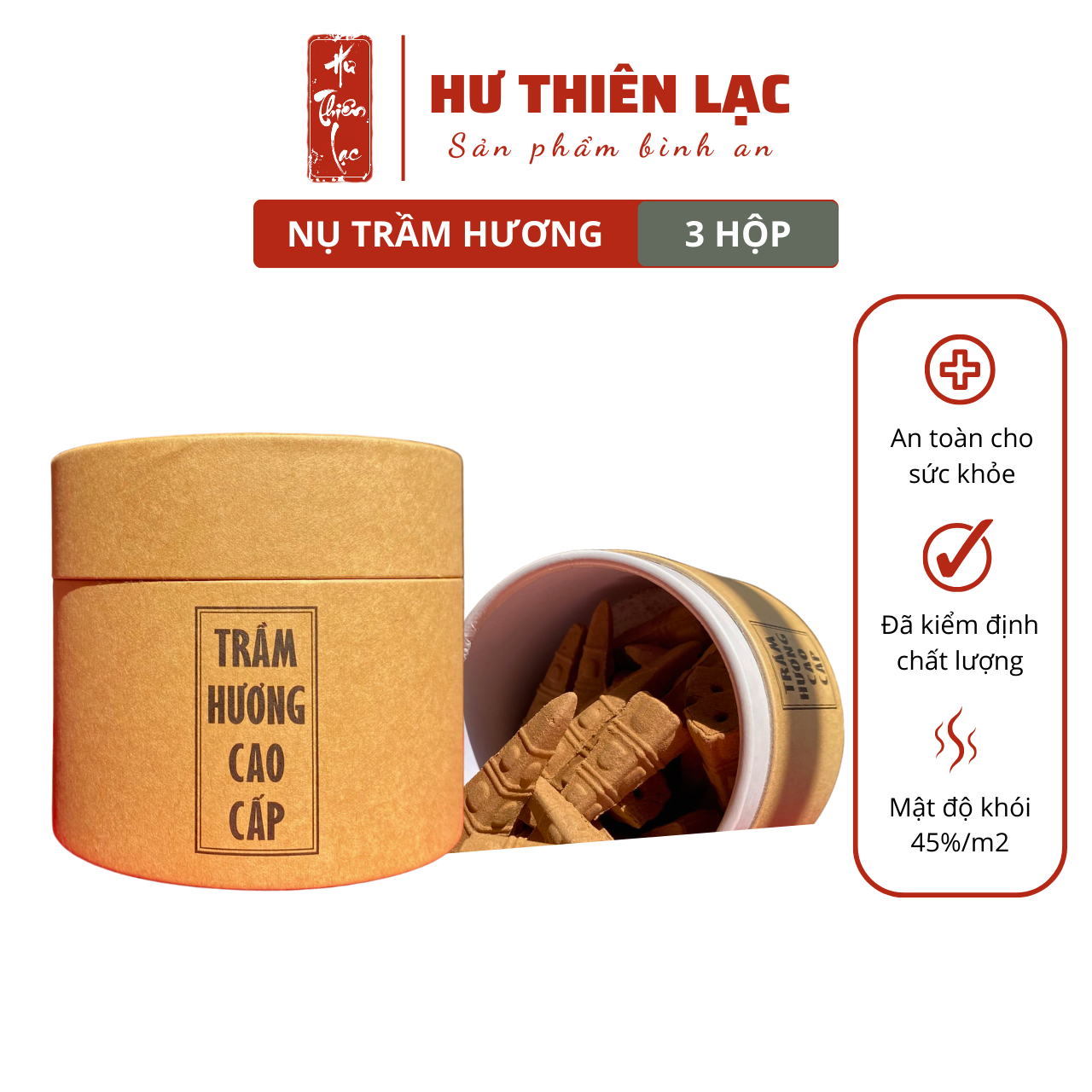 Combo 3 hộp Nụ trầm hương - 30 viên/hộp