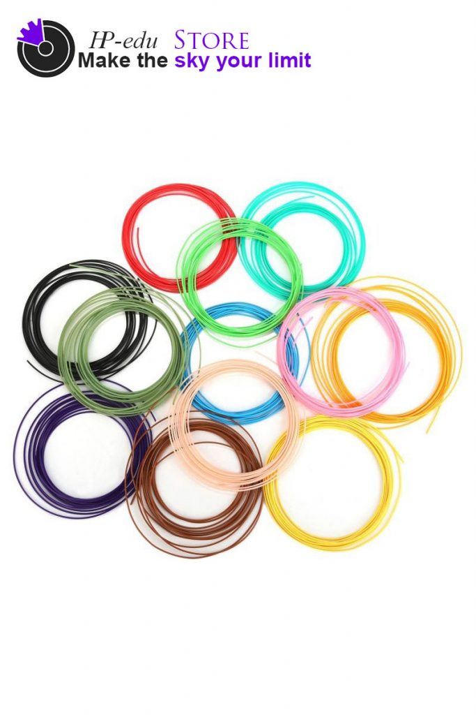 [HCM]25m/ Combo 5 Màu Mực PLA Cho Bút Vẽ 3D