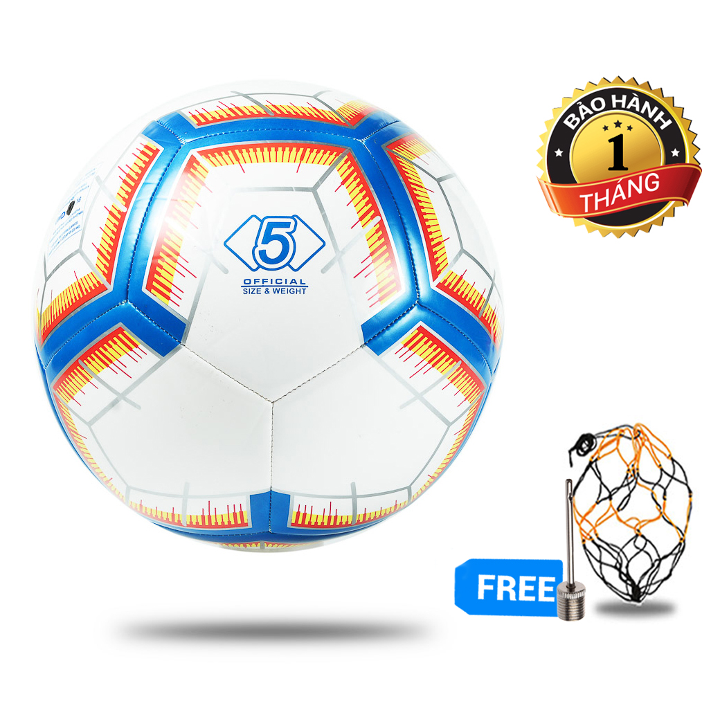 Banh bóng đá da chuẩn ngoại hạng FCBĐ - Size 5 - Bảo Hành 1 Tháng