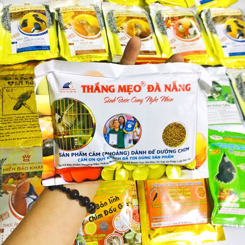 Cám chào mào thắng mẹo đà nẵng 200gr - thức ăn chim cao cấp