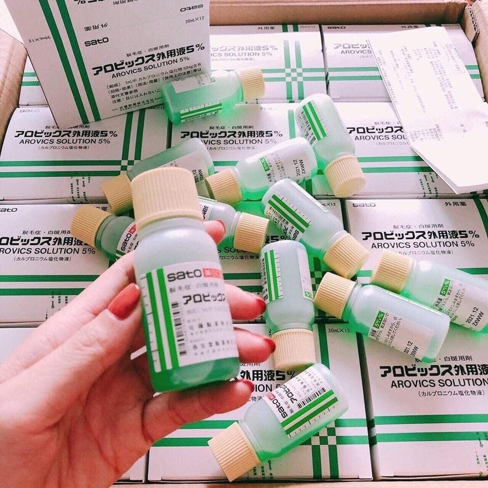 ( tặng 1 lọ chiết phun sương) Tinh chất kích thích mọc tóc Sato Nhật Bản 30ml/1 lọ