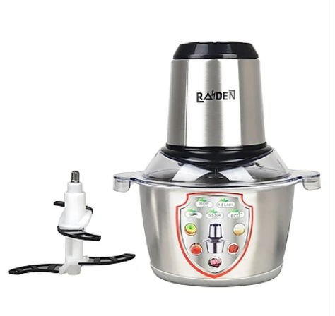 Máy xay thịt đa năng raiden rd-202, cối xay thịt inox công suất 350w dung tích 1.8 lít, lưỡi dao xay sắc bén động cơ đồng nguyên chất 2 tốc độ xay giúp rút ngắn thời gian xay thịt, xay tỏi, xay ớt - máy xay thịt 4 lưỡi dao