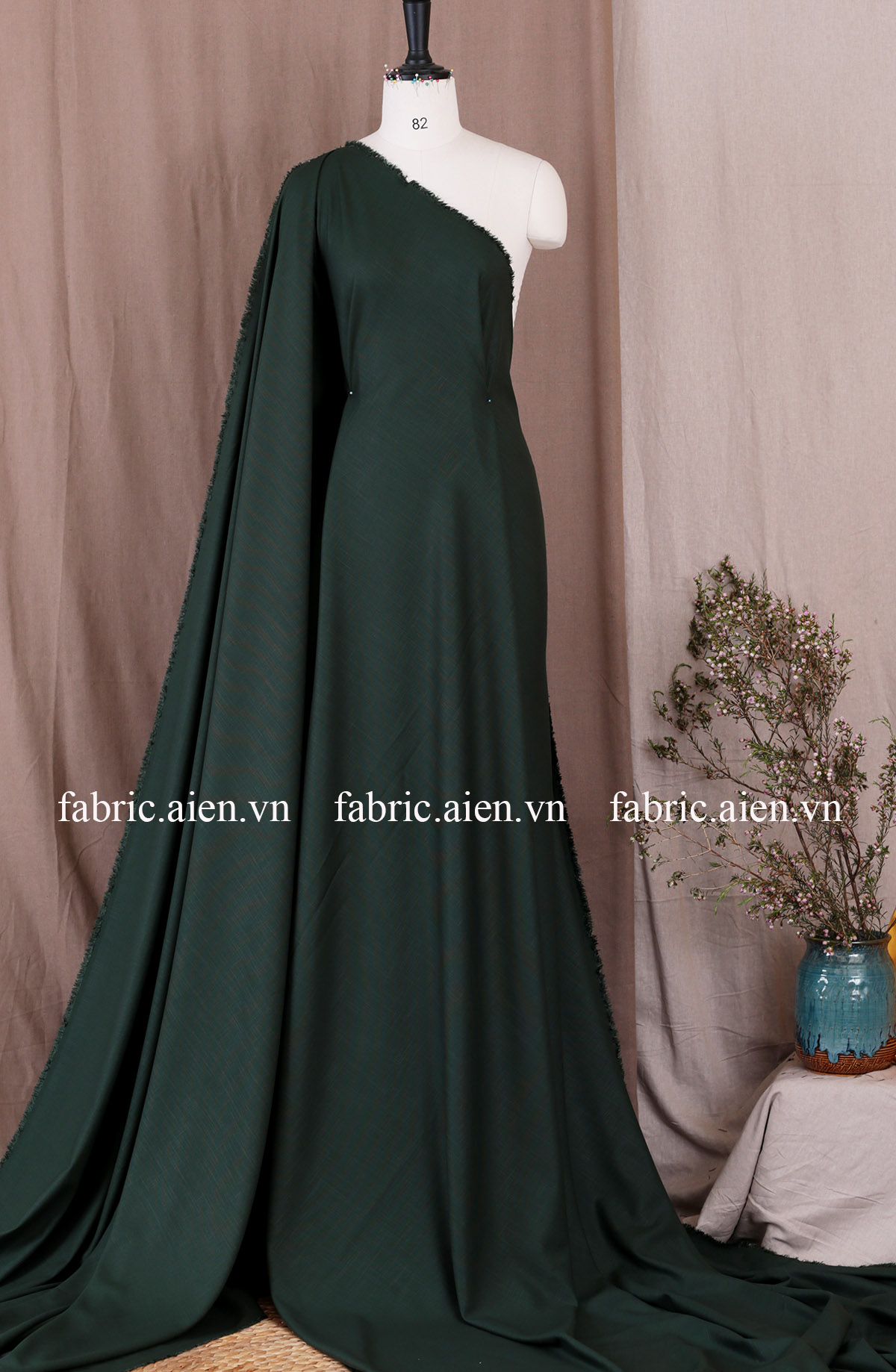 Vải linen len alnl-33