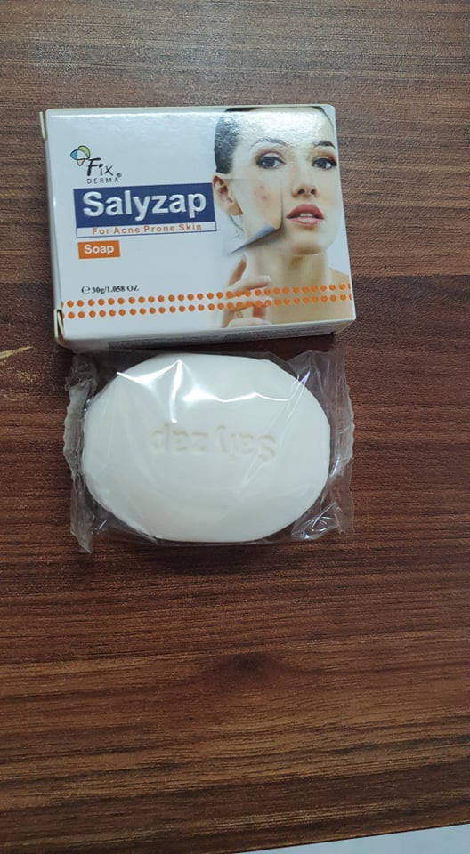 Xà Phòng Giúp Giảm Thâm Mụn, Làm Sạch Da Fixderma Salyzap Soap 75g
