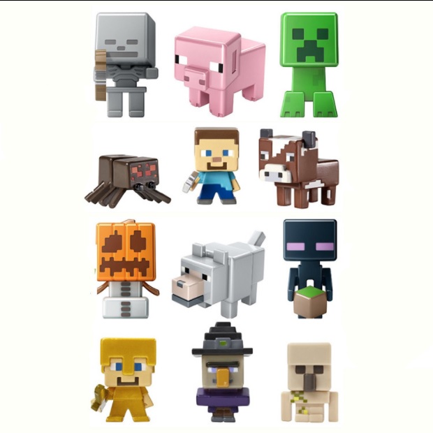 [HCM]Mô hình minecraft random 4 mini figure