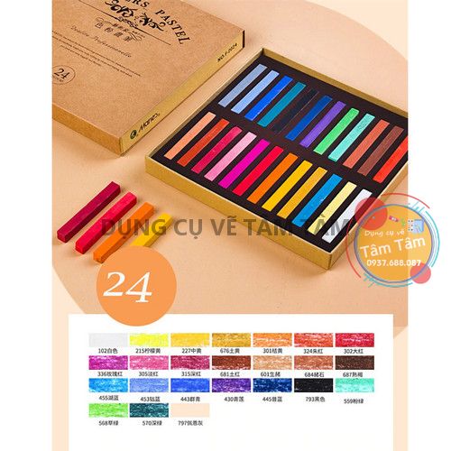 Phấn tiên Maries, Maries Master Pastel, phấn tiên 24 màu -Dụng cụ vẽ Tâm Tâm