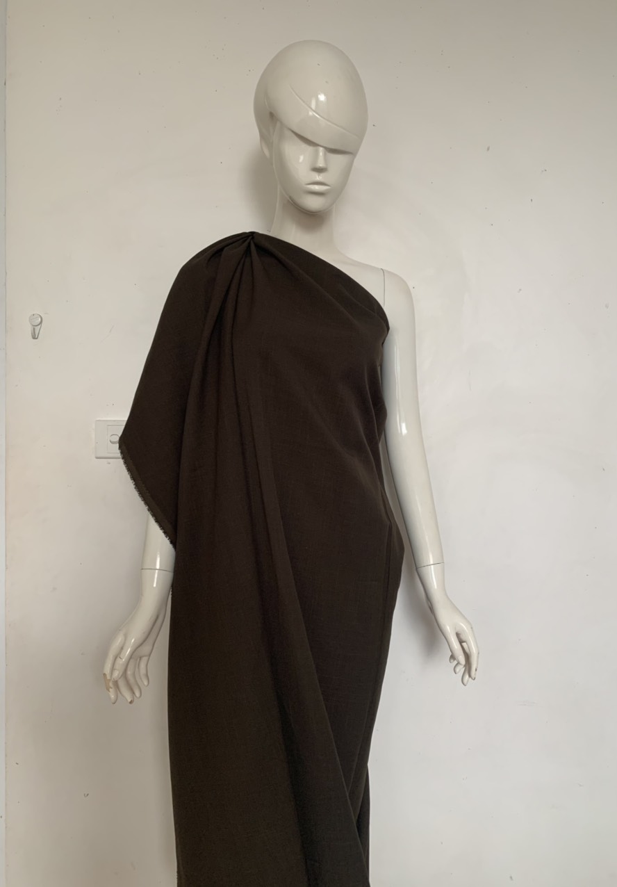 8m Vải màu xanh rêu đậm chất đẹp may quần tây, bộ vest khổ 1m50