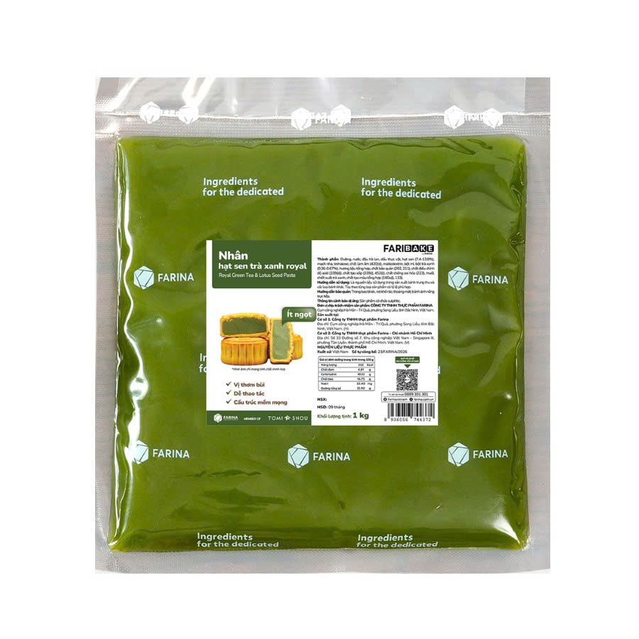 Nhân Trung Thu Hạt Sen Trà Xanh Royal 1kg